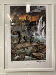 Black Knight, signed and numbered print by Tony Szczudlo